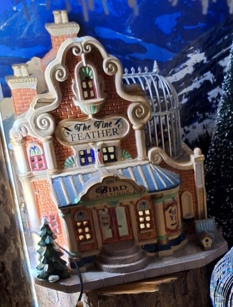 Te koop Kersthuis met licht en doos van lexmark, Ophalen of Verzenden, Zo goed als nieuw