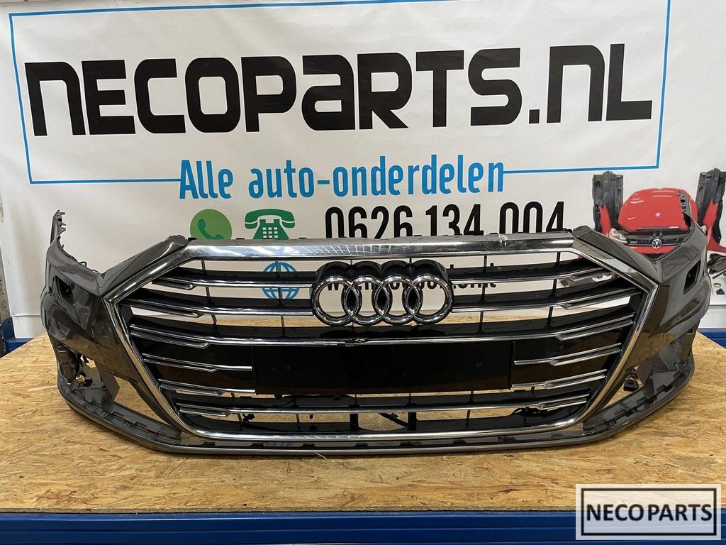 AUDI A8 4N VOORBUMPER BUMPER ORIGINEEL, Auto-onderdelen, Overige Auto-onderdelen, Audi, Gebruikt, Ophalen of Verzenden