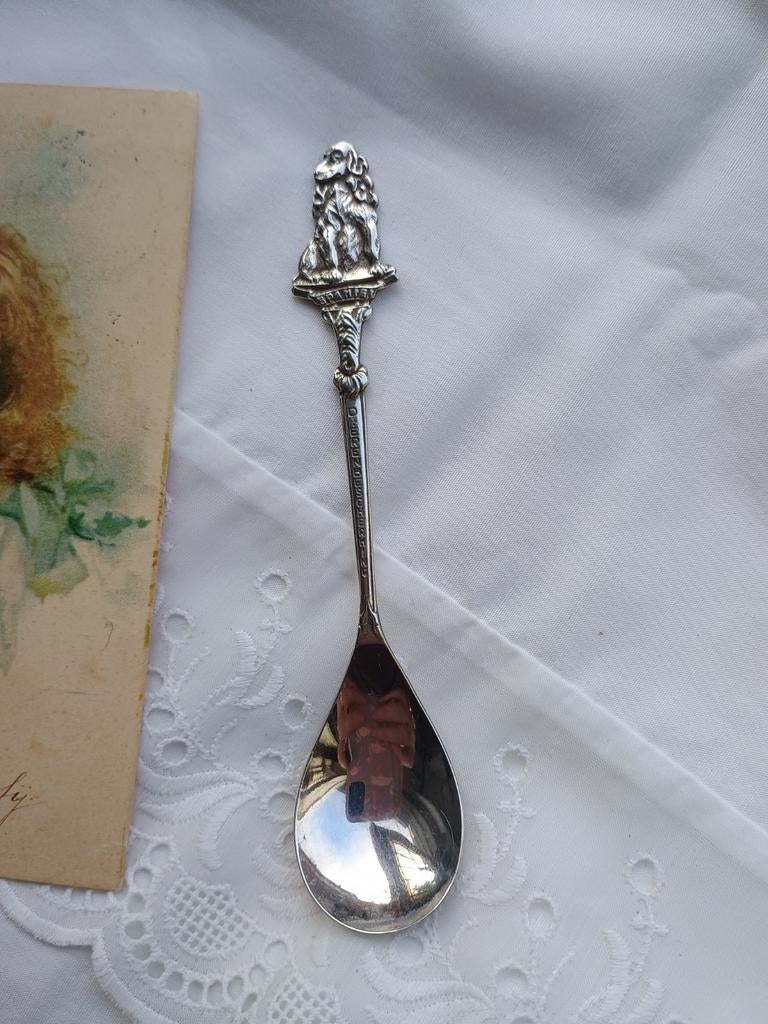 Oud lepeltje Dierenbescherming Spaniel hond, Ophalen of Verzenden