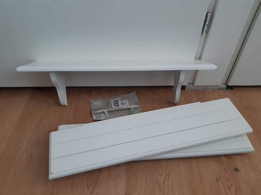 Wandplank 3 Stuks Wit, Huis en Inrichting, Woonaccessoires | Wandplanken en Boekenplanken, Ophalen of Verzenden, Gebruikt