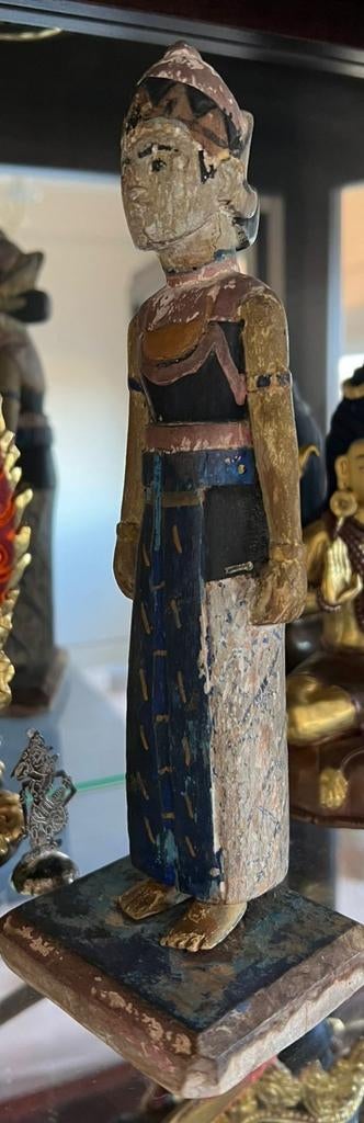 Javaans beeldje, Antiek en Kunst, Kunst | Beelden en Houtsnijwerken, Ophalen of Verzenden