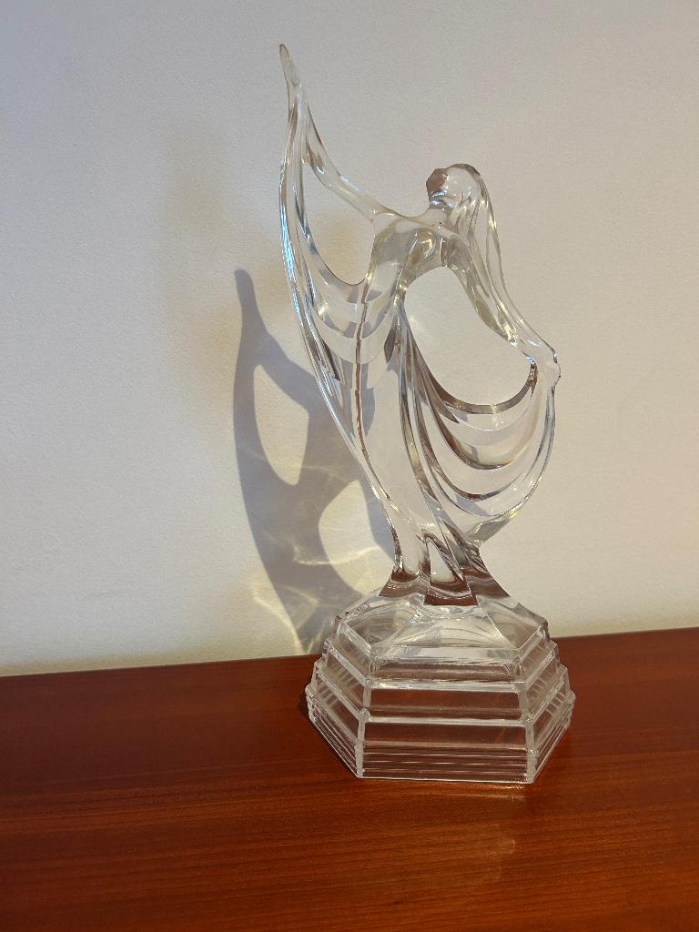 Kristallen beeldje ballerina, glazen sculptuur, Ophalen of Verzenden