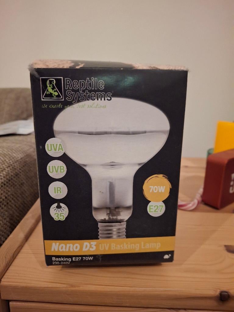 UV basking lamp, Ophalen, Gebruikt, Verlichting