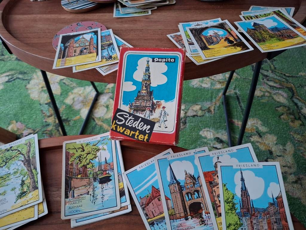 Oud Hollandse Steden Kwartet, Verzamelen, Speelkaarten, Jokers en Kwartetten, Ophalen of Verzenden, Gebruikt, Kwartet(ten)