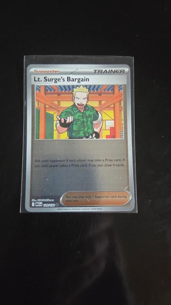 Lt. Surge's Bargain (Reverse Holo) - Mega Evolution, Verzenden, Zo goed als nieuw, Losse kaart