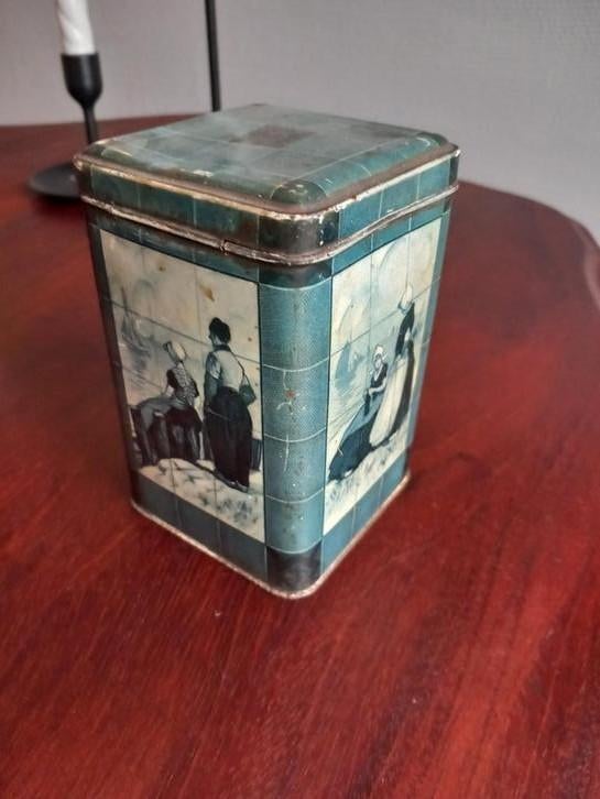 Antiek cacao blik, Ophalen of Verzenden, Zo goed als nieuw, Overige