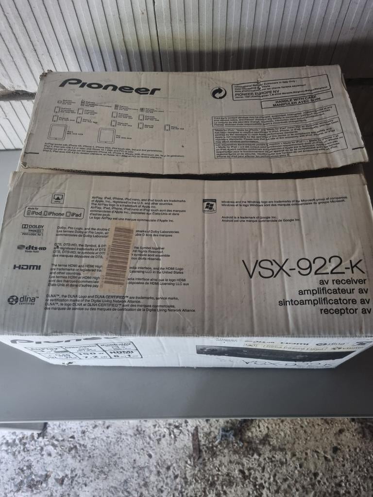 Pioneer VSX-922-K AV Receiver - Zo goed als nieuw, Ophalen, Zo goed als nieuw, Pioneer, 120 watt of meer