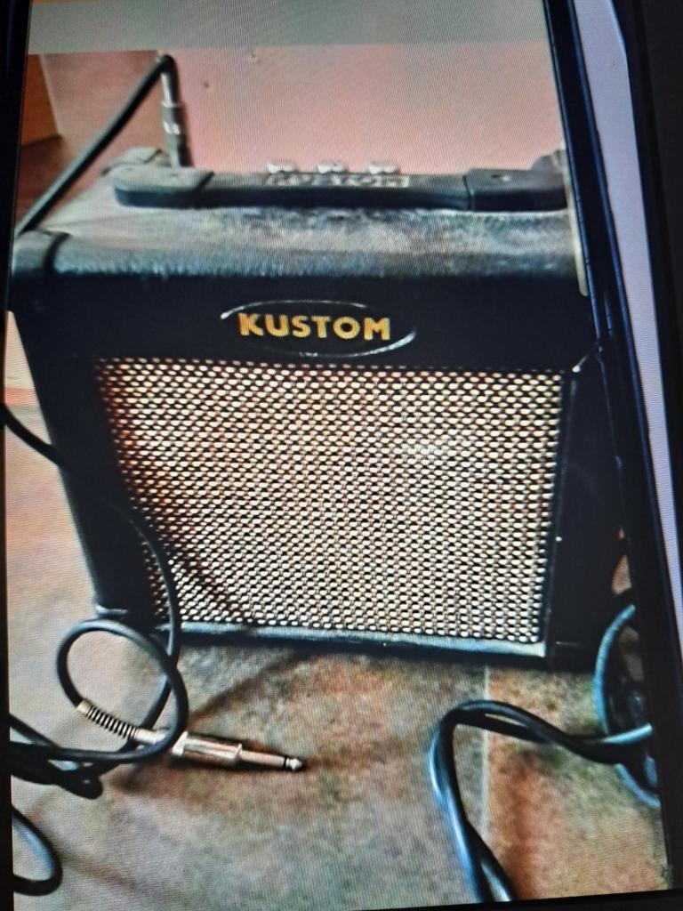 Kustom muziek versterkers draagbaar en kabels erbij, Ophalen of Verzenden, 120 watt of meer, Overige typen, Overige merken