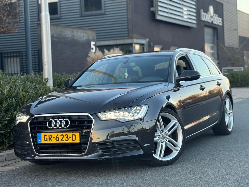 AUDI A6 2.0 TFSI Pro line S Automaat RS6 matrix led koplamp, Auto's, Audi, Voorwielaandrijving, Zwart, Leder en Stof, Stationwagon