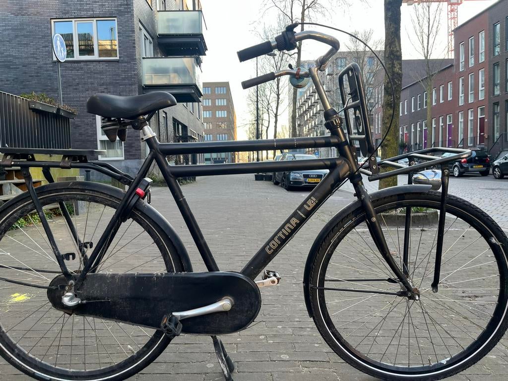 Cortina U4 Transportfiets - Zwart, Ophalen, Gebruikt, Overige merken