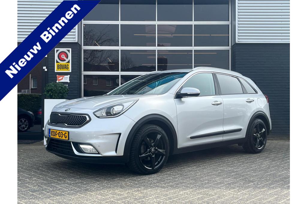 Kia Niro 1.6 Hybrid DynamicLine Automaat, CarPlay, Camera, N, Gebruikt, Leder en Stof, Bedrijf, SUV of Terreinwagen