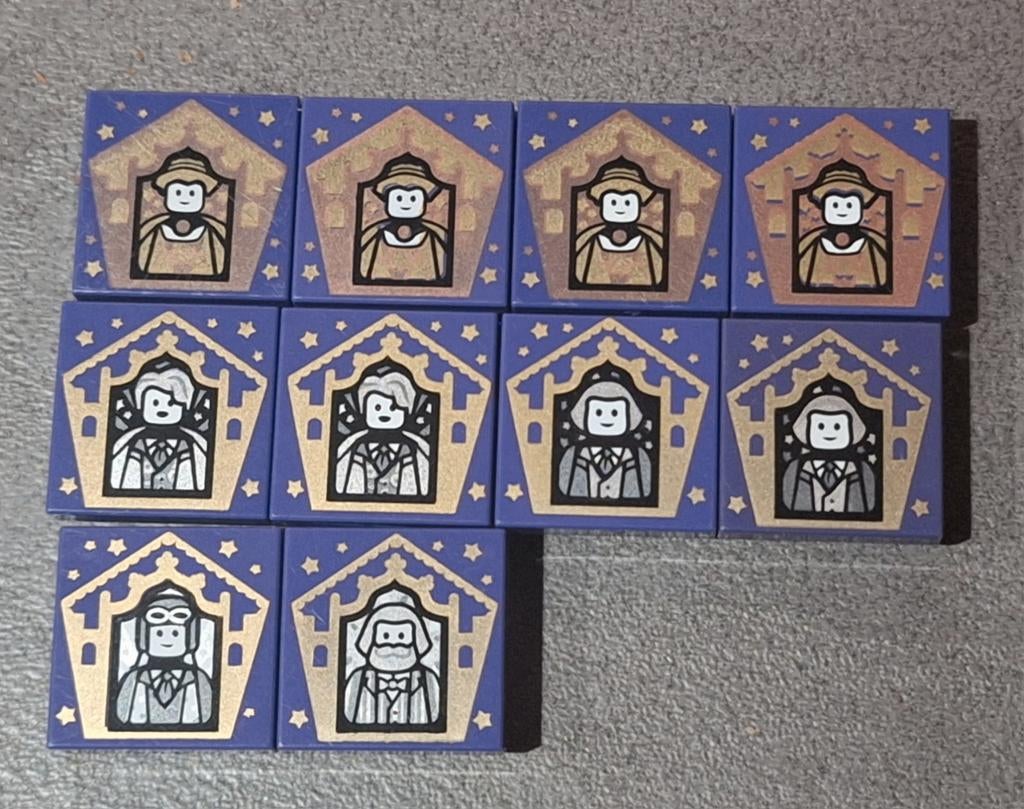 Lego Harry Potter Chocolade Frog Cards te ruil/koop, Ophalen of Verzenden, Zo goed als nieuw, Losse stenen, Lego