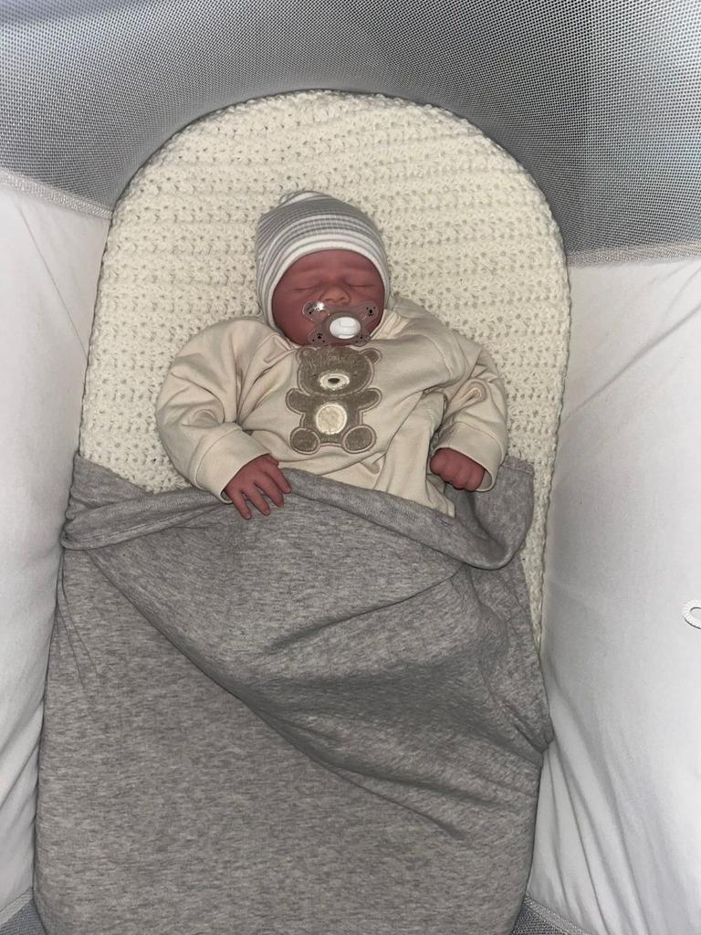 Reborn siliconen Maui Asleep 1 week geleden gemaakt, Verzamelen, Ophalen of Verzenden, Nieuw, Babypop