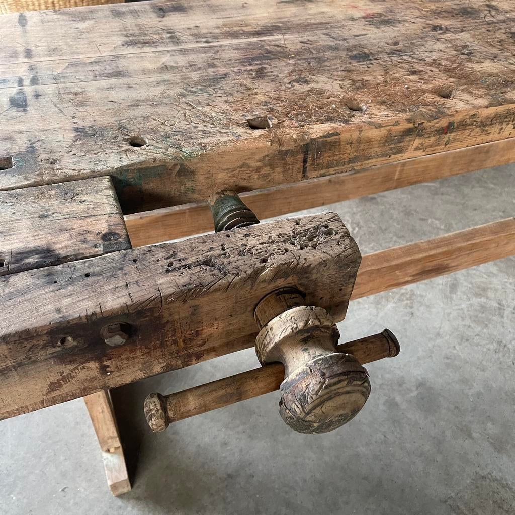 Oude timmermans werkbank, dressoir, meubel,, Ophalen