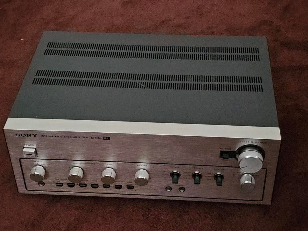 Sony versterker TA4650 TA-4650 recapped, Audio, Tv en Foto, Versterkers en Receivers, Refurbished, Ophalen of Verzenden, Sony