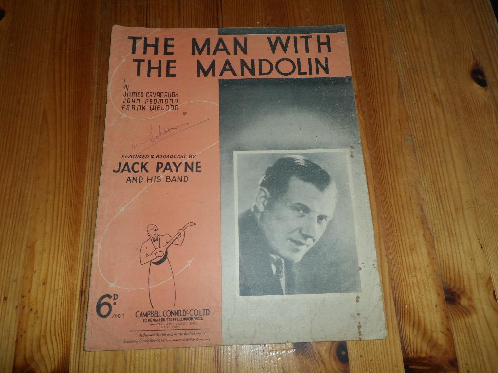 The man with the mandolin - cavanaugh / redmond / weldon, Gebruikt, Gitaar, Ophalen of Verzenden, Artiest of Componist
