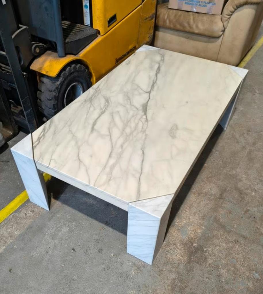 Vintage Italiaanse marmer salontafel, Ophalen
