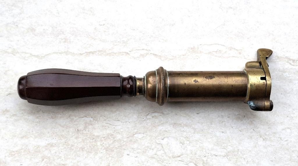 Antieke patroonsluiter voor kartonnen hagel patronen jacht, Ophalen of Verzenden