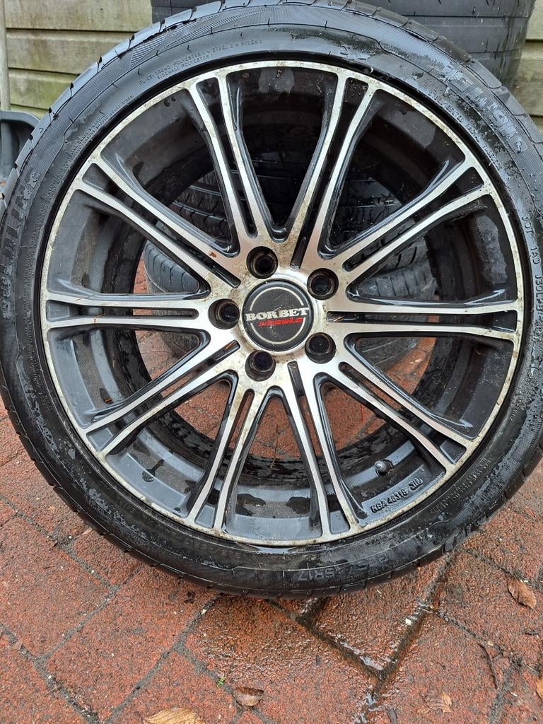 Set Borbet velgen 17 inch, Ophalen