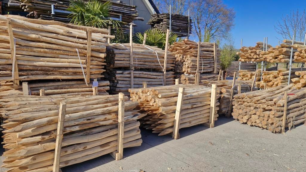 Robinia - palen - weidepalen - boompaal - kastanje -, Tuin en Terras, Palen, Balken en Planken, Ophalen of Verzenden, Nieuw, 180 tot 250 cm