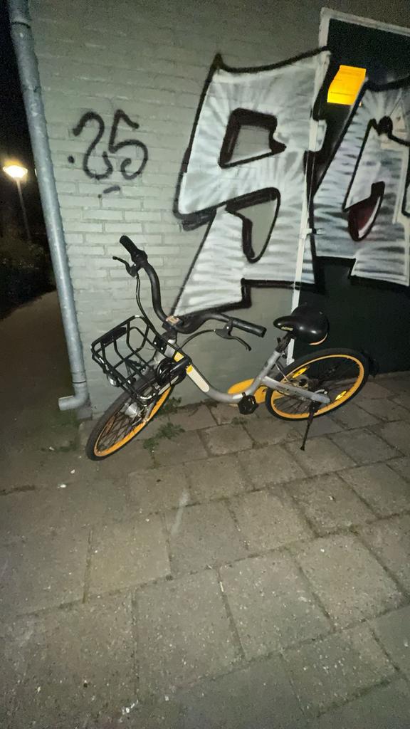 Gele mooi fiets, Fietsen en Brommers, Fietsen | Dames | Damesfietsen, 50 tot 53 cm, Ophalen, Gebruikt, Overige merken