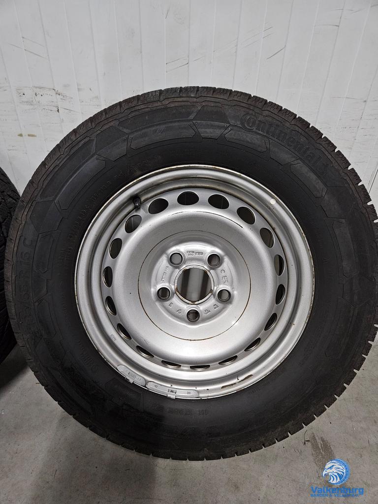9mm! Originele VW Crafter MAN TGE 16 inch stalen velgen TPMS, -, Banden en Velgen, 235 mm, -