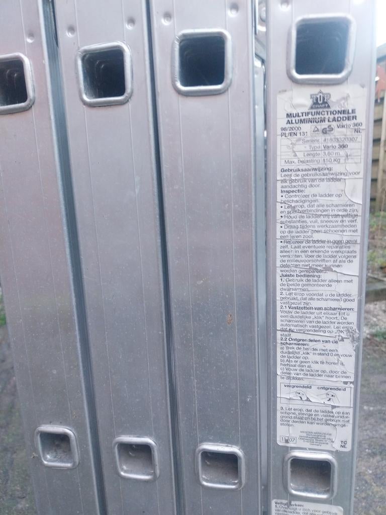 Ladder, Doe-het-zelf en Verbouw, Ladders en Trappen, Ophalen of Verzenden