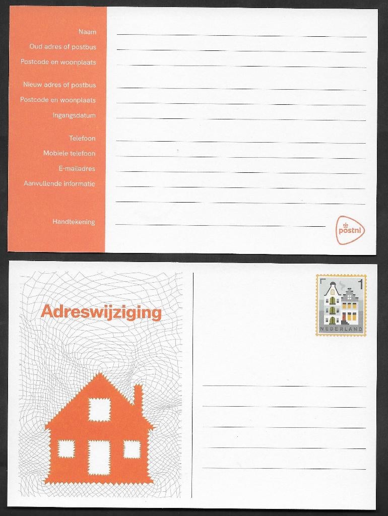 Adreswijziging Geuzendam 80 : Echt Hollands. NIEUW., Ophalen of Verzenden, Briefkaart