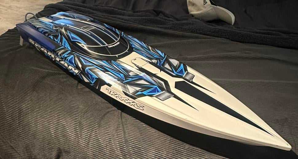 Traxxas Spartan rc boot, Ophalen of Verzenden, Zo goed als nieuw