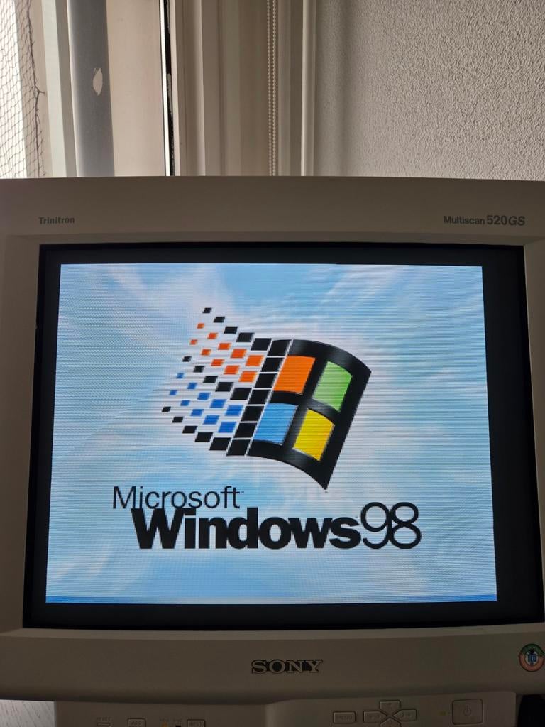 Retro Gaming PC Pentium 2 MMX 300mhz Windows 98 SE, Ophalen, Dell