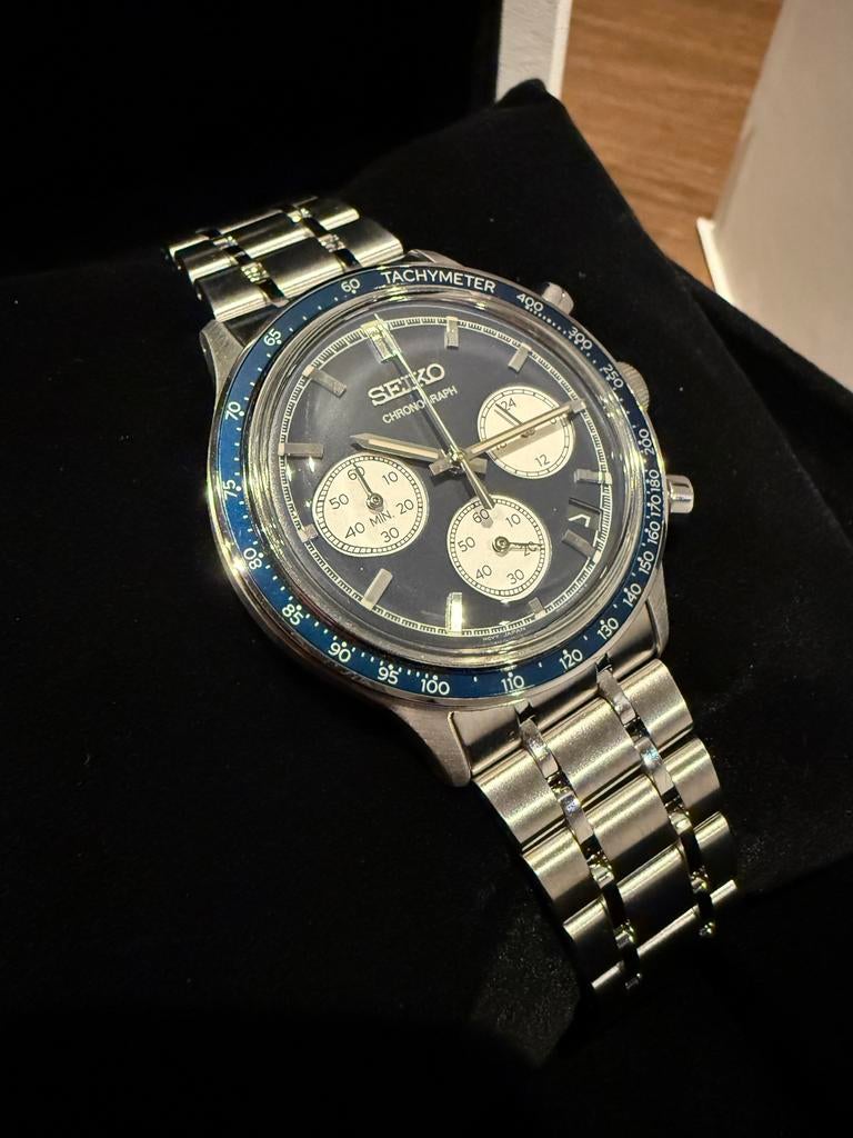 NIEUW: Seiko Chronograph SSB477P1 Sport, Staal, Polshorloge, Nieuw, Ophalen of Verzenden