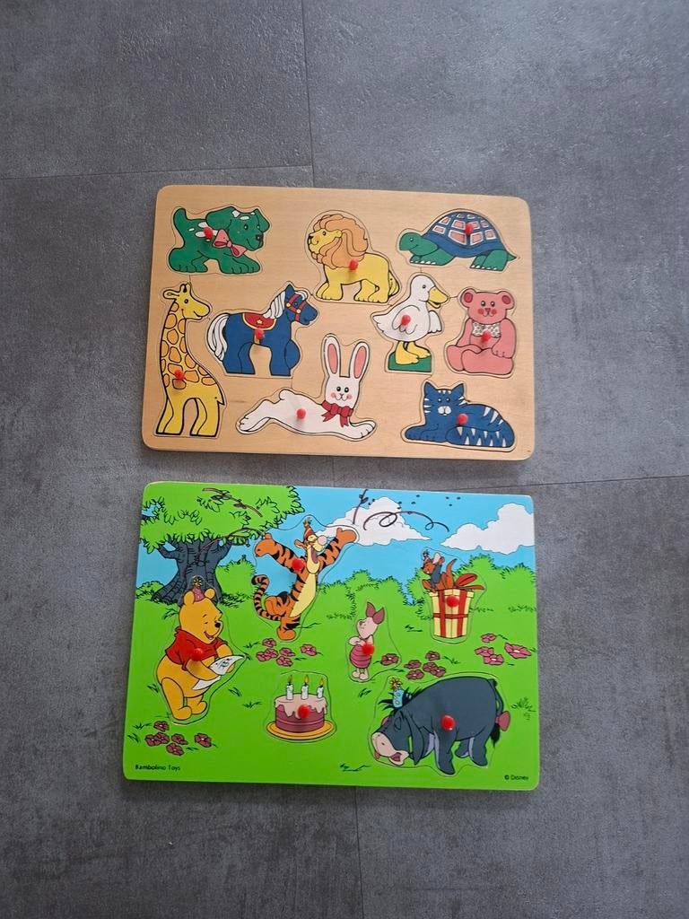 Houten legpuzzels, Ophalen of Verzenden, Minder dan 10 stukjes, Gebruikt, 6 maanden tot 2 jaar