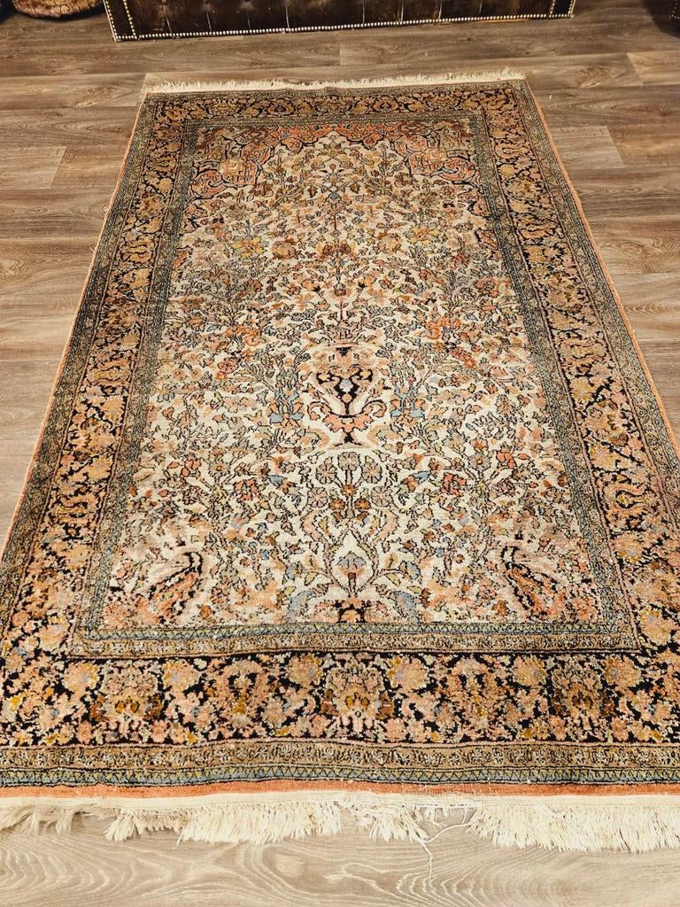 Perzisch Handgeknoopt Kashmir Tapijt. Prachtige kleuren!, Huis en Inrichting, Stoffering | Tapijten en Kleden, 100 tot 150 cm