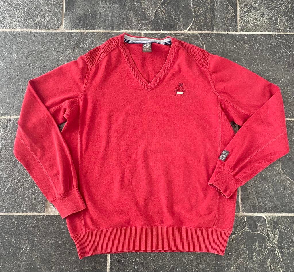 Trui Vanguard maat L, Ophalen of Verzenden, Zo goed als nieuw, Maat 52/54 (L), Rood