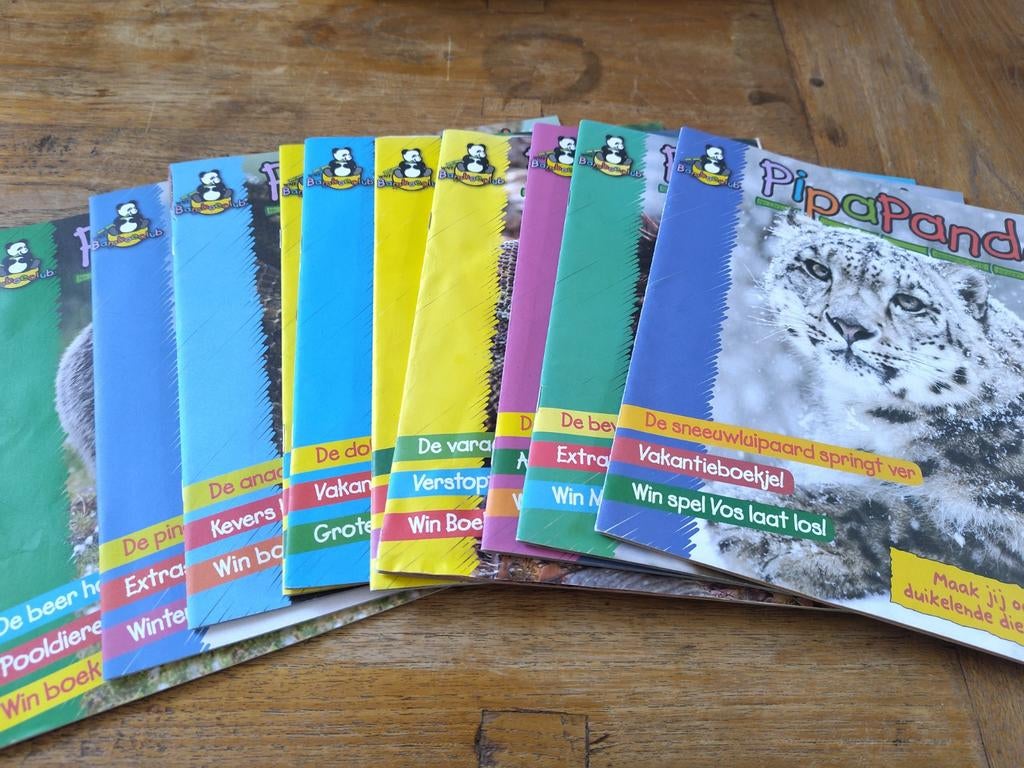 10x Pipa Panda + 9x Rom Pompom, Ophalen, Zo goed als nieuw, Wetenschap en Natuur