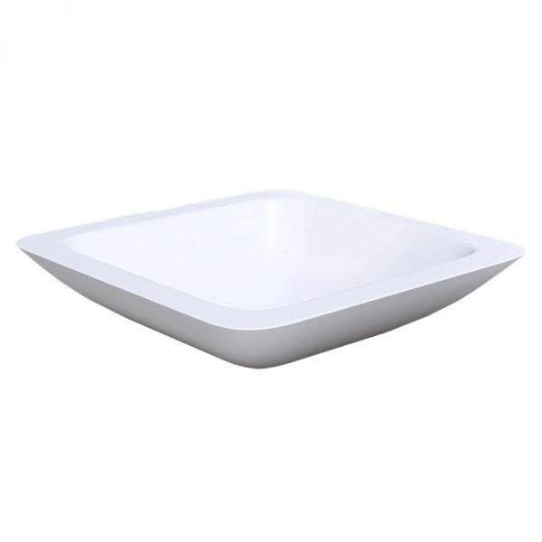 Waskom, wasbak, witte wastafel, opzetwastafel, wit, C-803, Doe-het-zelf en Verbouw, Verzenden, Nieuw, Wastafel