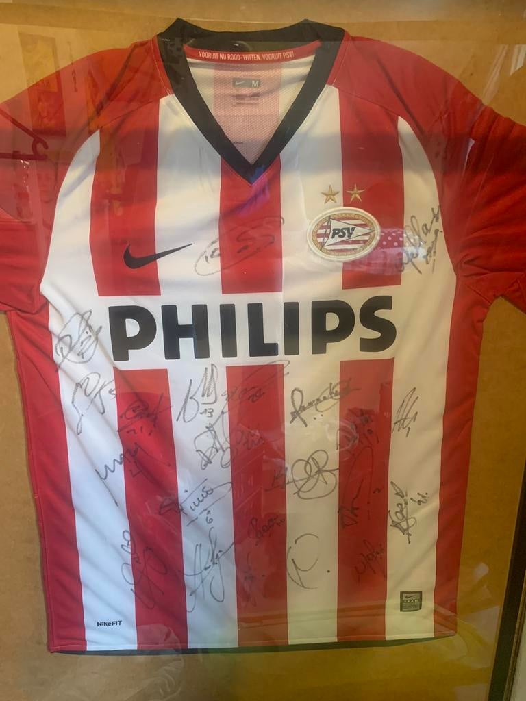 Gesigneerd PSV shirt., Maat M, Ophalen, Shirt