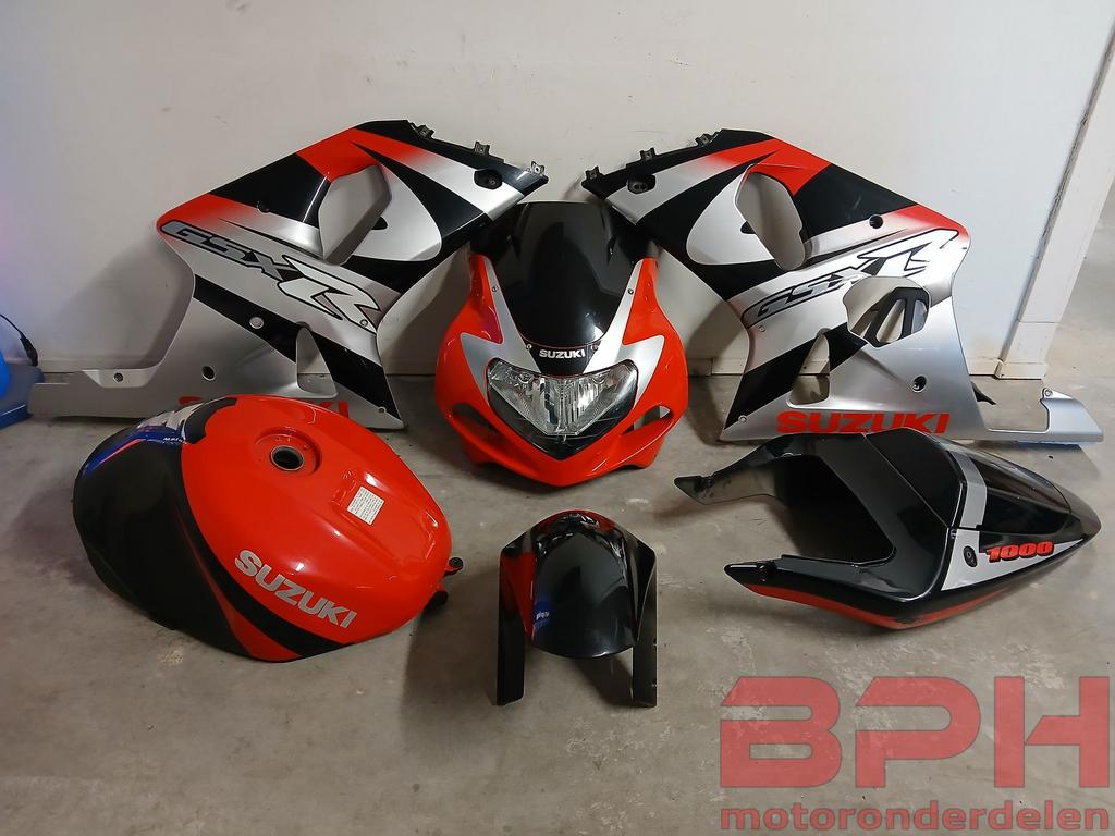 Kappenset / kuipset + tank Suzuki GSX-R 1000 K1 K2 2001 t/m, Motoren, Onderdelen | Suzuki, Ophalen, Gebruikt, -, -