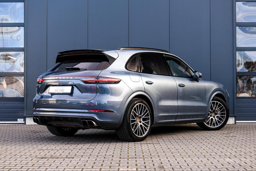 Porsche Cayenne Turbo 4.0 V8 I PSCB I Burmester I Alcantara, Automaat, Stof, Gebruikt, Blauw
