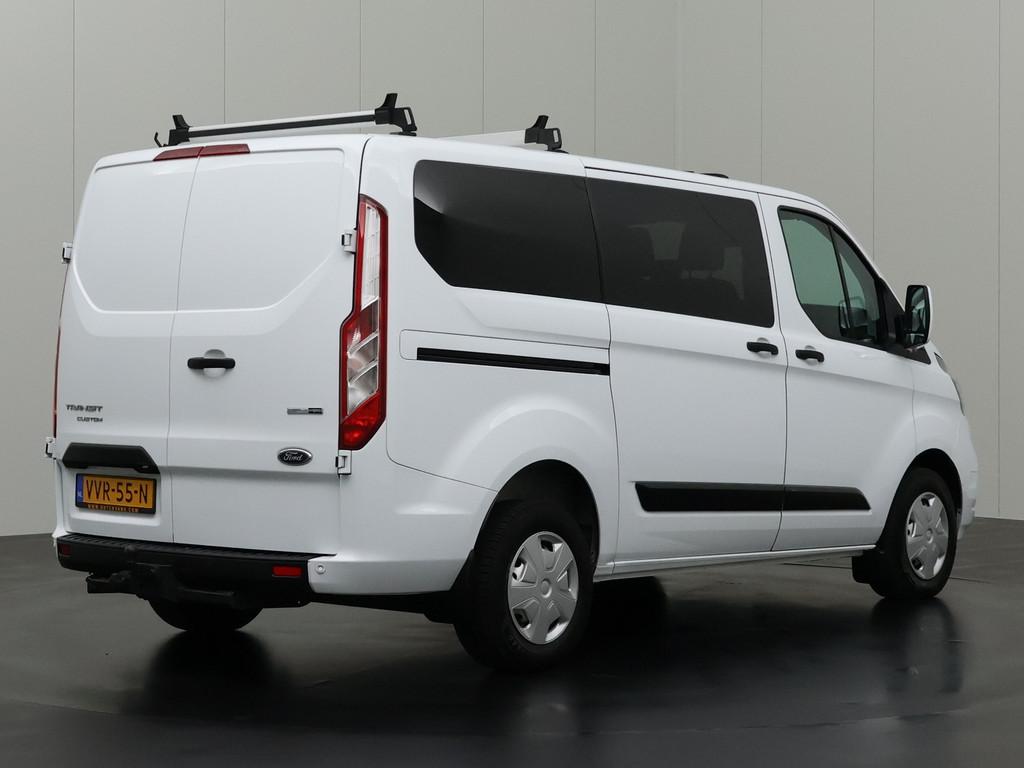 Ford Transit Custom 2.0TDCI 130PK Dubbele Cabine | Navigatie, Voorwielaandrijving, Stof, 4 cilinders, 2500 kg
