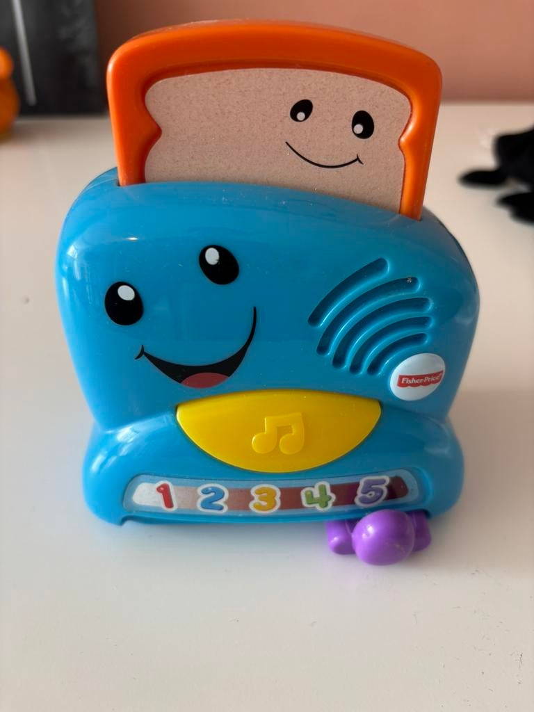 Fisher Price broodrooster met muziekjes, Ophalen of Verzenden, Zo goed als nieuw, 6 maanden tot 2 jaar