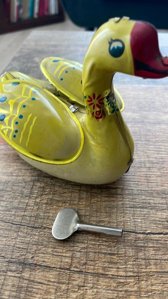 Blikken zwaan, Antiek en Kunst, Ophalen of Verzenden