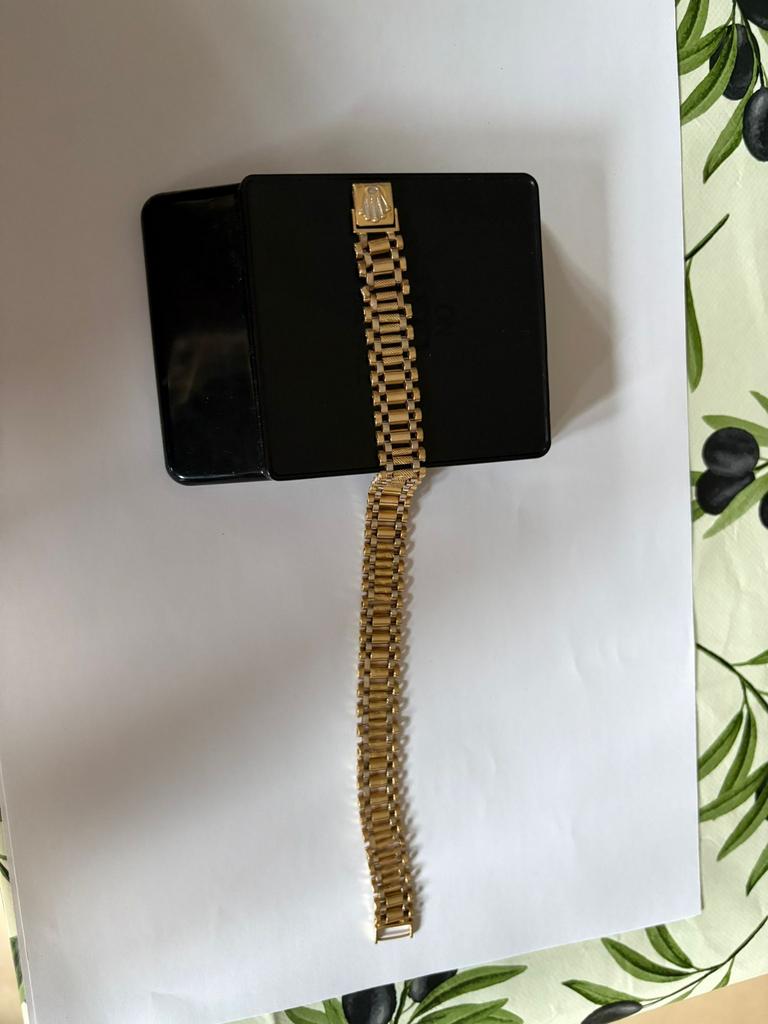 Gouden Rolex armband 14 k, Ophalen of Verzenden, Goud