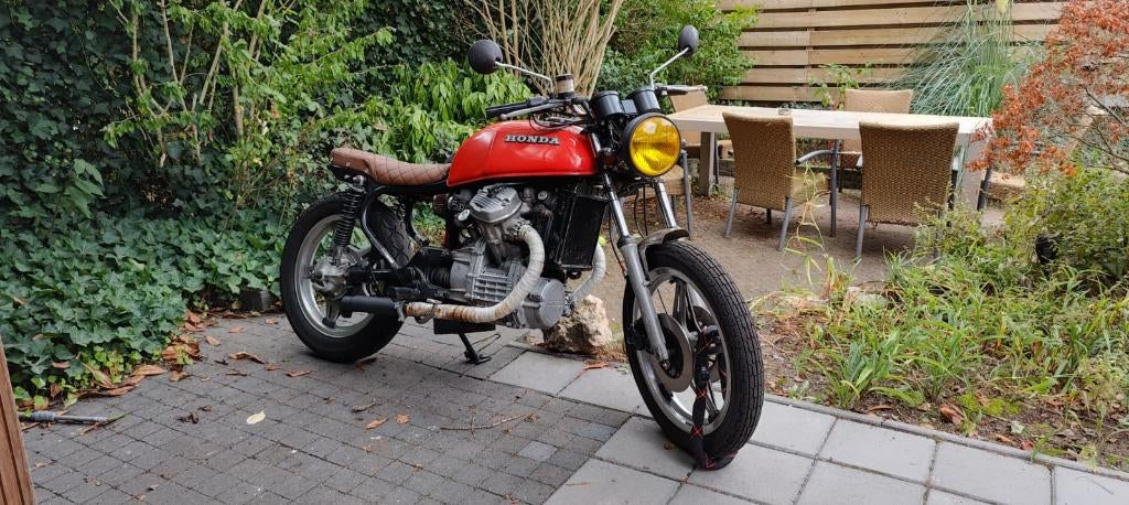 Honda CX500 Cafe Racer met nieuwe Accu!, Handvatverwarming, 2 cilinders, Motorrijbewijs A, Particulier