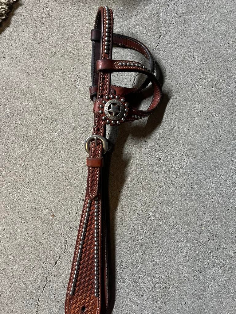 Two ears westernhoofdstel Quarter, Dieren en Toebehoren, Paarden en Pony's | Hoofdstellen en Tuigage, Ophalen of Verzenden, Zo goed als nieuw