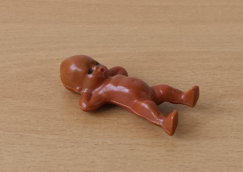 Klein Kewpie Poppetje - 5,5 cm - Made in USA, Verzamelen, Poppen, Gebruikt, Ophalen of Verzenden, Nvt, Pop
