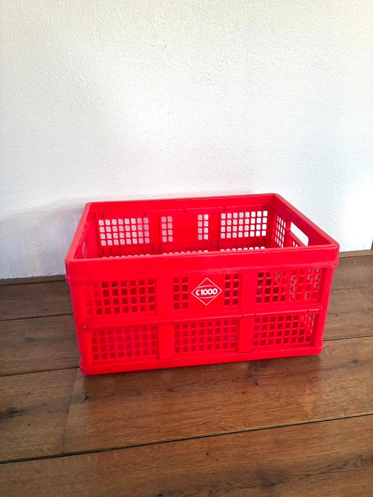 Prachtig C1000 supermarkt krat, Ophalen of Verzenden, Zo goed als nieuw
