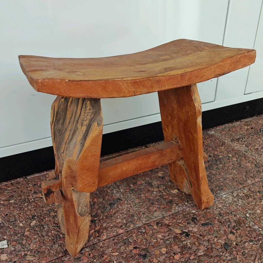 Kruk van Massief Teakhout (zware kwaliteit), Huis en Inrichting, Krukjes, Ophalen, Hout