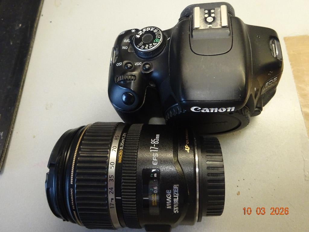 CANON 600D MET STATIEF, Audio, Tv en Foto, Fotocamera's Digitaal, 18 Megapixel, Gebruikt, Spiegelreflex, Canon