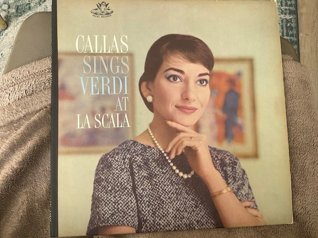 LP Maria Callas - Callas Sings Verdi at La Scala, Gebruikt, Opera of Operette, Modernisme tot heden, Ophalen of Verzenden